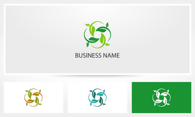 Leaf Swirl Logo