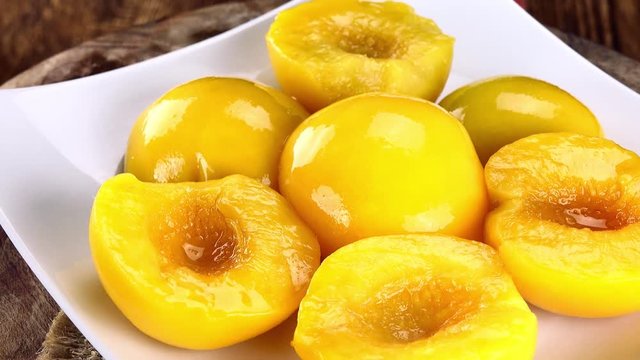 Not loopable preserved Peaches as detailed 4K UHD footage