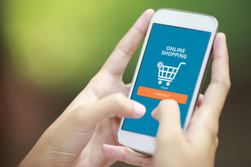 online Shopping on Smartphone