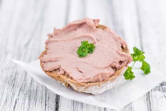 Fresh made Liverwurst Sandwich