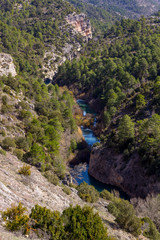 Fototapeta na wymiar mountains and valleys of the Cuenca region, Spain