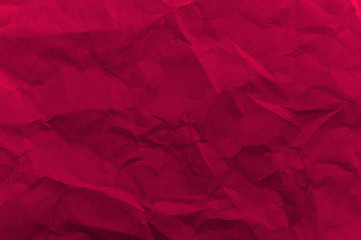 Closeup Paper texture. Red or pink paper sheet. Paper of pattern or abstract background.