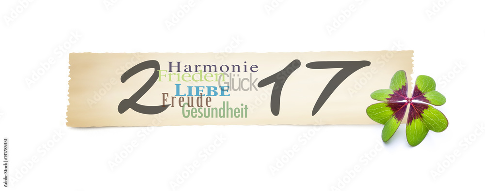 Sticker Wünsche zum Neujahr 2107