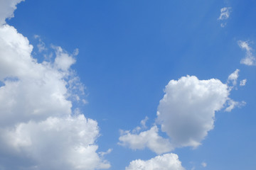 Obraz premium Soft colorful sky and cloud nature background