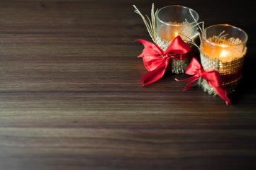 Happy Valentine Day, with a wooden background