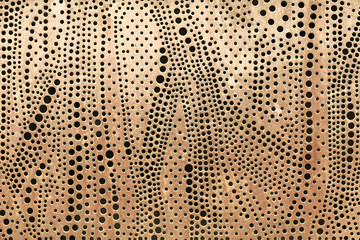 Perforated metal sheet