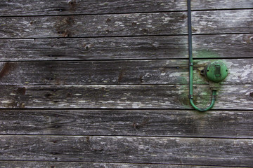 Old wall with ligt switch