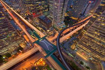 Sathorn Intersection, Bangkok, Thailand