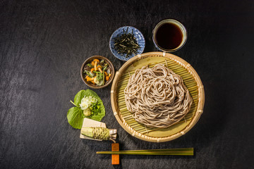 Obraz na płótnie Canvas 蕎麦盛り合わせ　 soba set that Japanese noodles