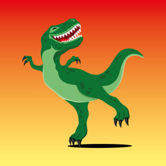 Cute dinosaur.