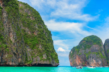 Plakat Phi Phi Leh island sea cliffs