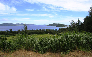 Obraz premium Okinawa Japan Island Sea View