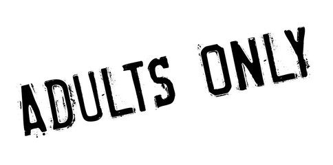Adults Only rubber stamp