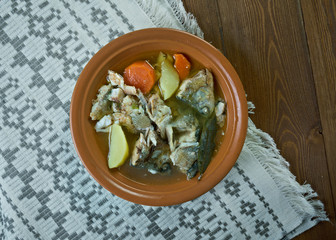 Fish soup with whitefish