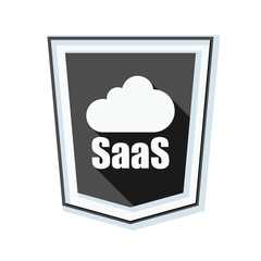 SaaS Shield sign illustration