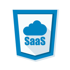 SaaS Shield sign illustration