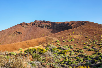 sunrise in the caldera of El Teide Volcano, Tenerife, Spain