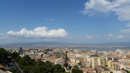 Fototapeta na wymiar Cagliari, Sardinia, Italy - View of the city