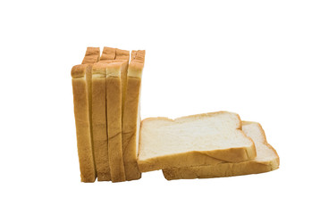sliced bread isolated