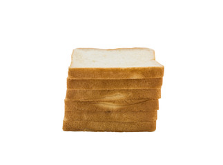 sliced bread isolated