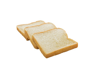 sliced bread isolated