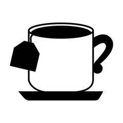 tea cup beverage isolated icon vector illustration design