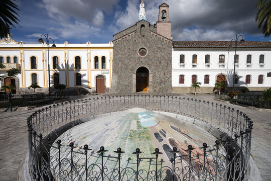 The San Francisco Church In Ibarra Ecuador