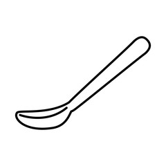 sugar spoon isolated icon vector illustration design