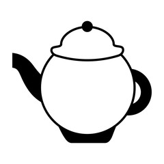 Obraz premium tea pot isolated icon vector illustration design