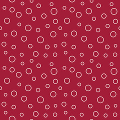 Abstract geometric memphis fashion 70s retro pillow dots pattern