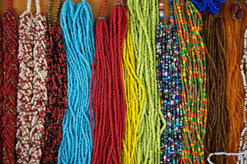 microbead jewelery in Ecuador Otavalo