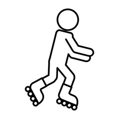 skate extreme sport icon vector illustration design