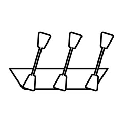 kayak extreme sport icon vector illustration design