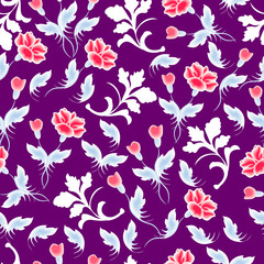 Seamless flower pattern.