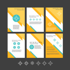 Vector Design Templates Collection for Banners, Presentation, Brochure.