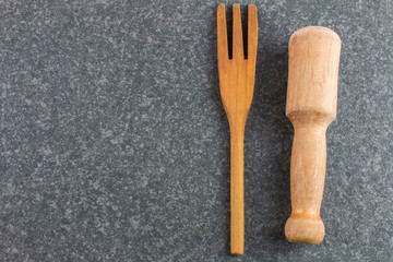 Utensilios de cocina de madera