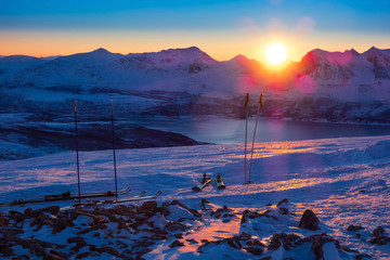 winter rising.Tromso