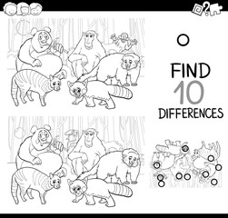 difference activity with animals
