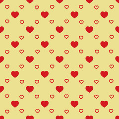 Heart seamless pattern