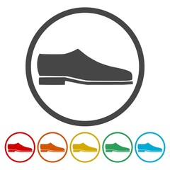 Mens dress shoe vector isolated 