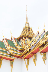 Fototapeta na wymiar Thai architecture with the garuda