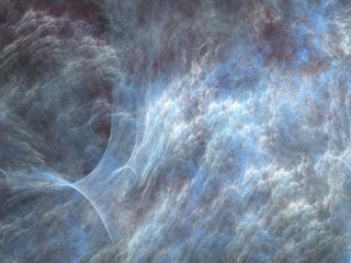 Obraz premium Abstract shapes made of fractal textures.