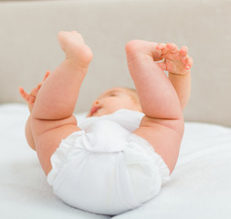 Healthy baby feet