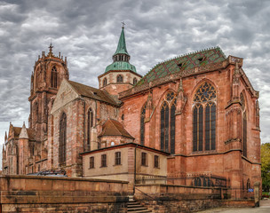 Obraz premium St. George's Church, Selestat, Alsace, France