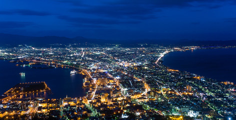 Hakodate City in Japan