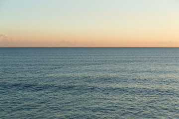 Sea and sunset