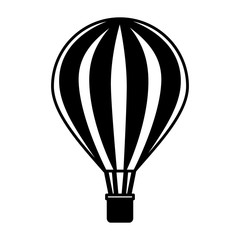 Fototapeta premium balloon air hot travel vector illustration design