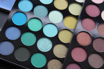 pallete of make up