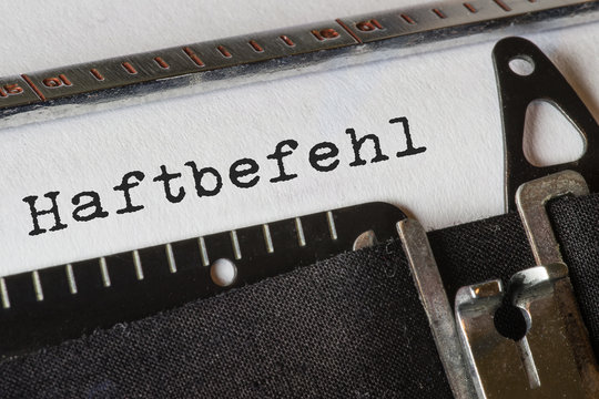 Schreibmaschine_Haftbefehl