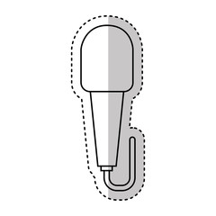 microphone device isolated icon vector illustration design